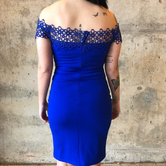 Emamoda Paris size Large sexy off shoulder dress - Picture 4 of 9